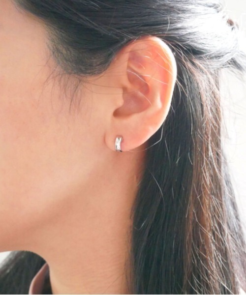 VENDOME AOYAMA ピアス プラチナベーシック ミニフープピアス