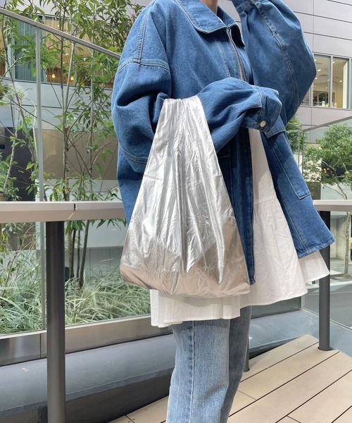 BAGGU（バグゥ） エコバッグ 「」メタリックBABY 23SS（日本限定