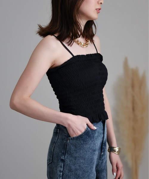 チューブトップ ベアトップ シャーリングベア FOREVER21 チューブトップ ベアトップ 「2025SS」チョーカー付き