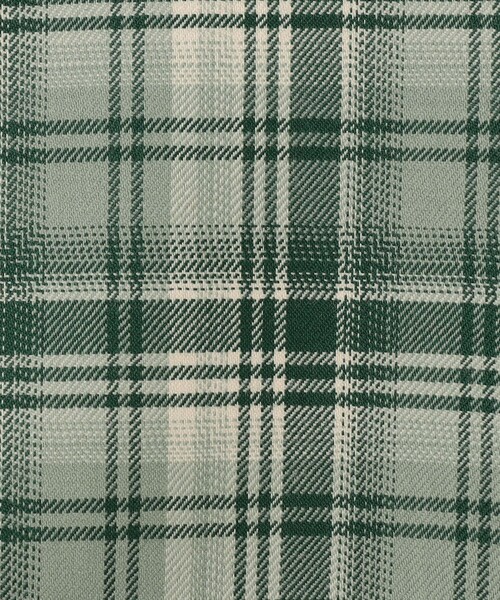 MACPHEE（マカフィー） パンツ ナチュラルストレッチチェック ワイド