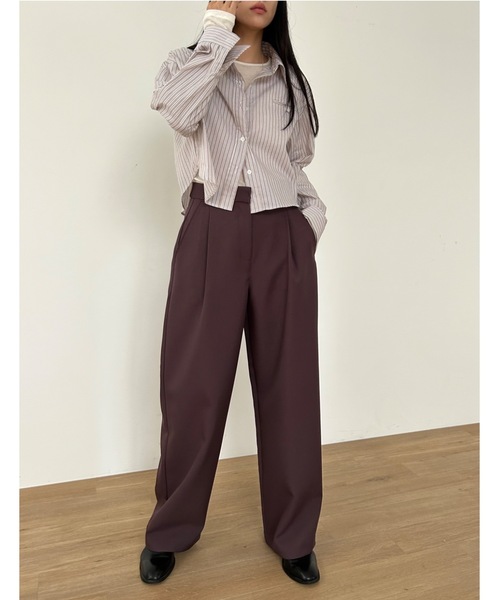 【DIDOT.】タックポケットスラックス セール】【DIDOT.】タックポケットスラックス（スラックス