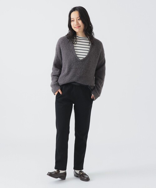 美品 GRAMICCI ボンディング フリーステーパードパンツ レディース M GRAMICCI パンツ / ボンディング ニットフリース テーパード