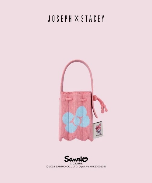 サンリオ - 正規品　ジョセフ&amp;ステイシー　ナノバッグ JOSEPH AND STACEY ポーチ ラッキープリーツニットナノバッグ