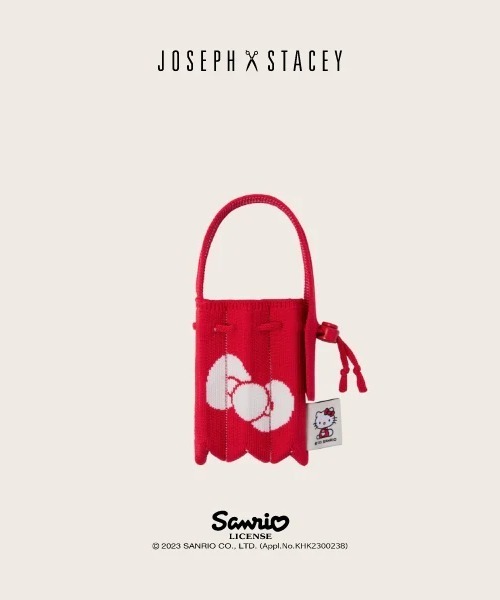 新品　Hello Kitty JOSEPH AND STACEY リボンポーチ 新品 Hello Kitty JOSEPH AND STACEY リボンポーチ - メルカリ