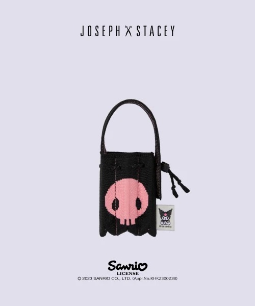 サンリオ - 正規品　ジョセフ&ステイシー　ナノバッグ JOSEPH AND STACEY ポーチ ラッキープリーツニットナノバッグ