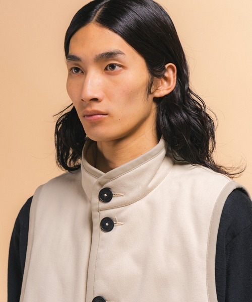 ベスト ジレ Lavenham Exclusive - Workwear Button Thornham Womens / ワークウェア ボタン ソー LAVENHAM ベスト ジレ Lavenham Exclusive - Workwear Button