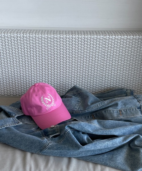wee9s キャップ 帽子 pink cap / ピンクキャップ レディース