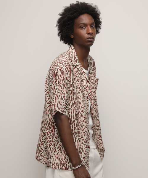 シャツ ブラウス メンズ Schott/ショット/RAYON SHIRT ”LEOPARD”/レーヨンシャツ ”レオパード｜zozo｜04