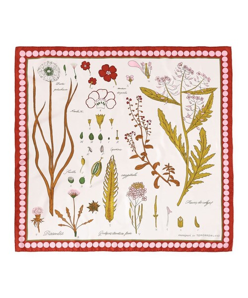 manipuri 花柄 大判スカーフ manipuri スカーフ バンダナ 「別注」MANIPURI FLOWER BOOK