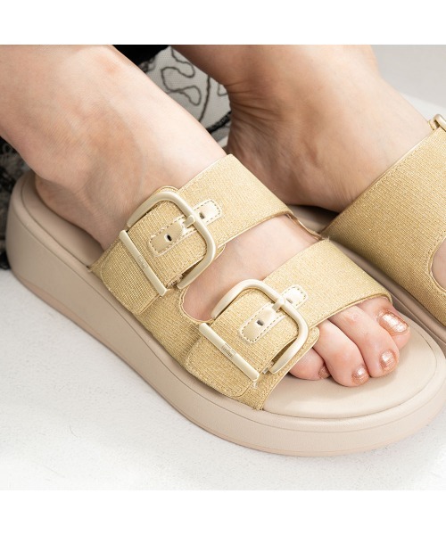 サンダル 「fitflop/フィットフロップ」F-MODE BUCKLE SHI レディース 