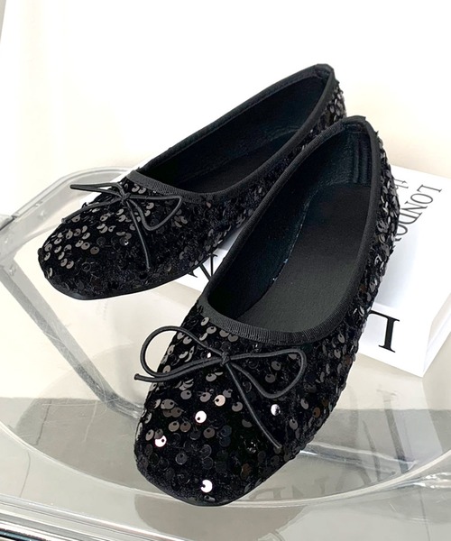 CRB パンプス スパンコールフラットシューズ : ZOZOTOWN Yahoo!店
