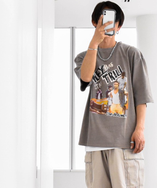 Anytime Songs tシャツ 16/COTTON 天竺プリントTシャツ メンズ