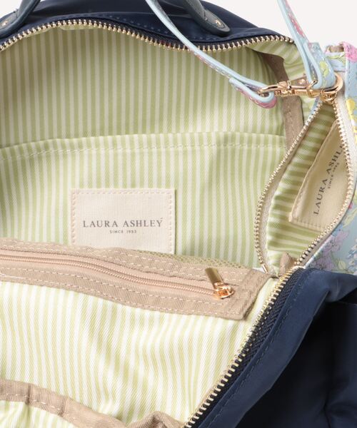 LAURA ASHLEY デイバック リュック ナイロン ミニリュック 花柄