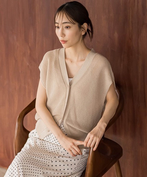 Droite lautreamont ベスト ジレ 「カタログ掲載」カタアゼベスト