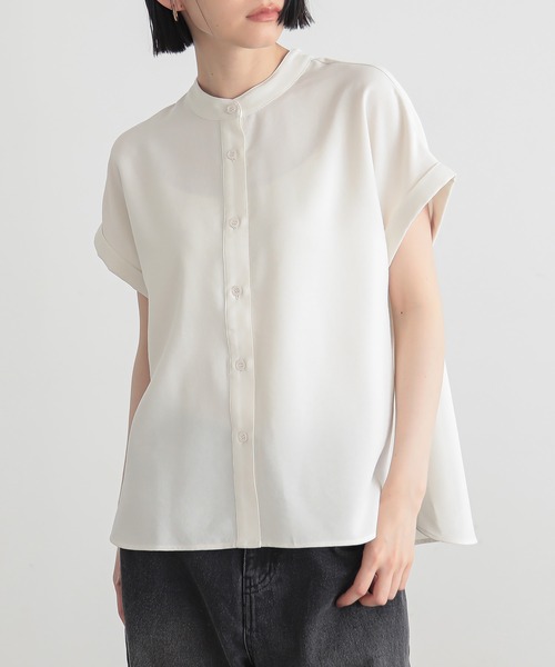 for/c（フォーシー） ブラウス シャツ 「新色追加」リネンライクバンド