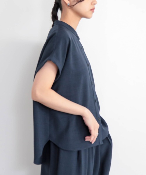 for/c（フォーシー） ブラウス シャツ 「新色追加」リネンライクバンド
