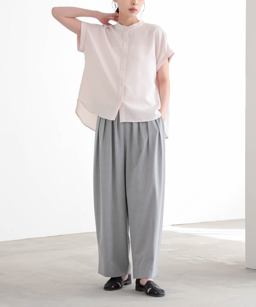 for/c（フォーシー） ブラウス シャツ 「新色追加」リネンライクバンド