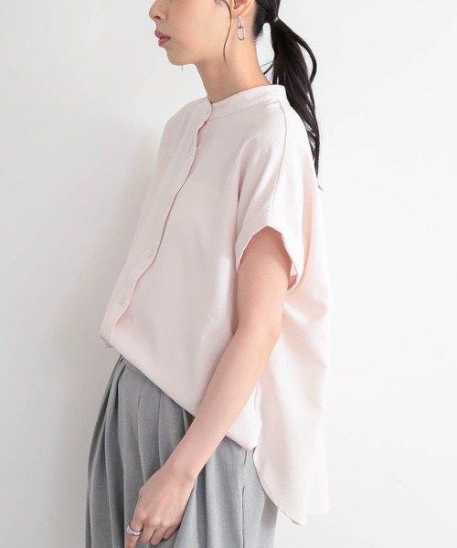 for/c（フォーシー） ブラウス シャツ 「新色追加」リネンライクバンド