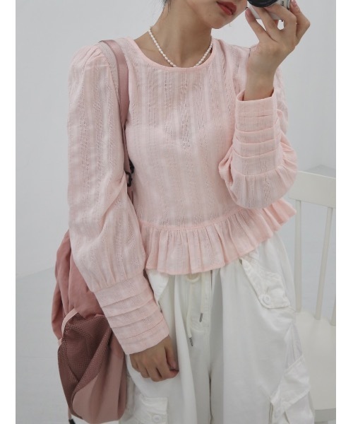 ブラウス シャツ dear cotton blouse レディース