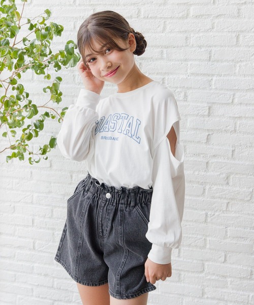 ptTEDページ GLOBAL WORK tシャツ ヘビロッTEEワイド長袖/147421 キッズ 子供