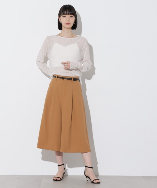 Apo（s）ture ワイドパンツ スラックス パンツ KATY-001/TR