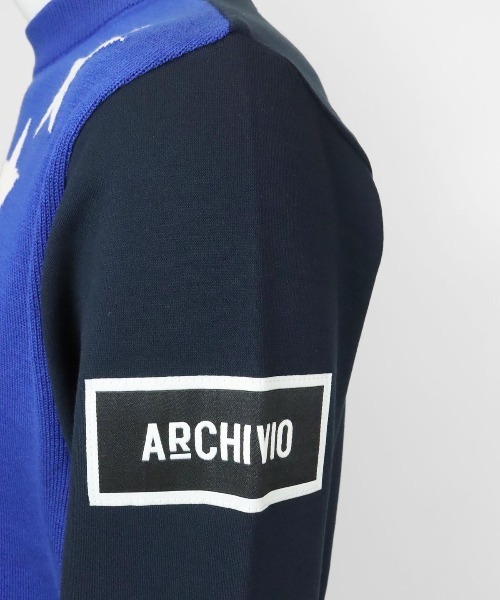 archivio（アルチビオ） セーター ニット 「MENS」素材切替星柄ニット