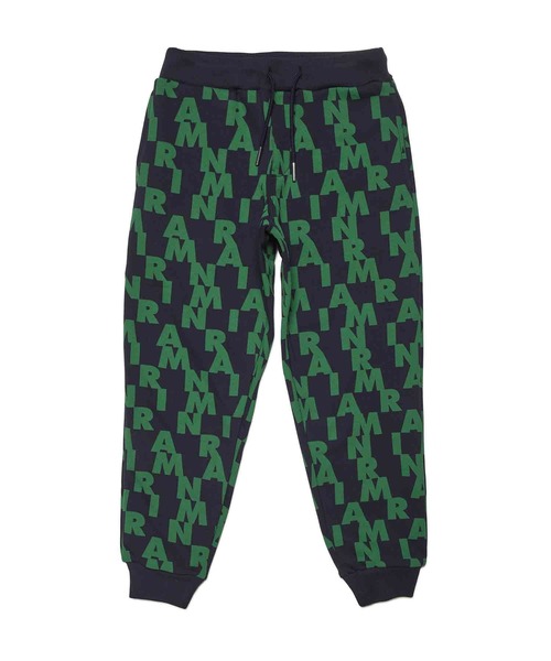 美品　MARNI Kids ＆ Junior 総柄ブランドロゴスウェットパンツ MARNI パンツ MARNI（マルニ）Kids ＆ Junior 総柄ブランドロゴ
