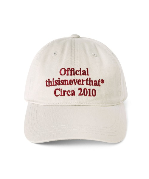 【新品未使用】thisisneverthat Times Cap チャコール Overdyed E/T-Logo Cap（キャップ）｜thisisneverthat