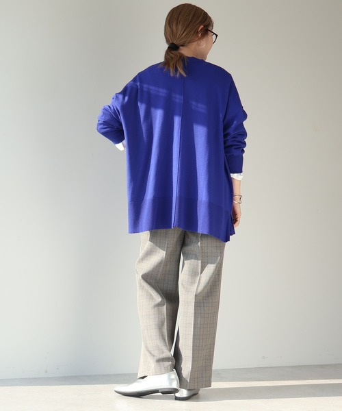 AMERICAN HOLIC カーディガン バイパチVネックワイドニット