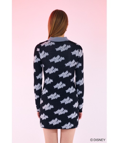 Disney SERIES CREATED by MOUSSY ワンピース MD LOGO JQD KNIT