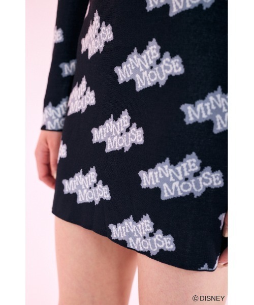 POLO KNIT / MICKEY MOUSSY ワンピース Disney Disney SERIES CREATED by MUS | MD POLO KNIT ドレス / MICKEY