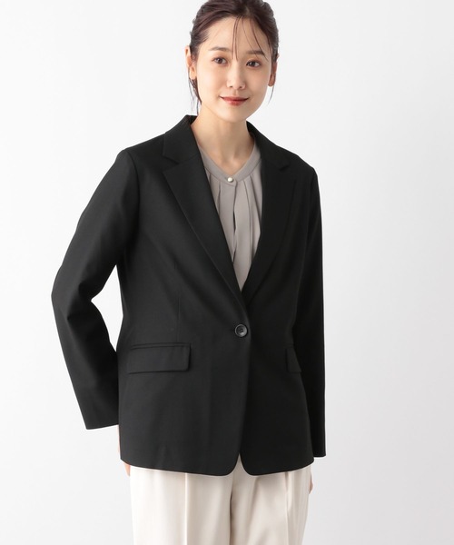 GLOBAL WORK ジャケット テーラードジャケット ウツクシルエット