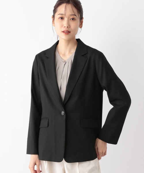 ［現行品］GLOBAL WORK 黒 テーラードジャケット パンツ Lサイズ GLOBAL WORK（グローバルワーク） ジャケット テーラードジャケット