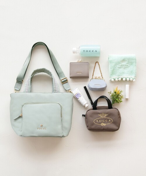 【上品】TOCCAトッカ CONCURSIO NYLON TOTE トートバッグ TOCCA トートバッグ CONCURSIO NYLON TOTE レディース