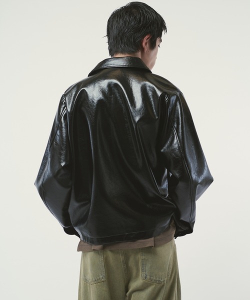 Lui's ブルゾン アウター グランジシンセティックレザーZIP