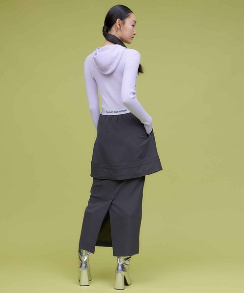 SHIRT LAYERD SKIRT/シャツレイヤードスカート