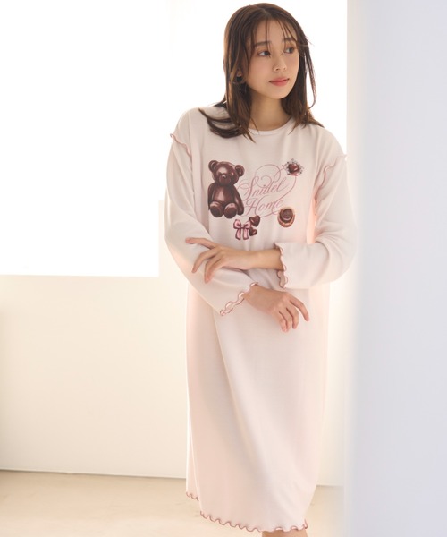 SNIDEL HOME ルームウェア 部屋着 チョコモチーフTシャツ