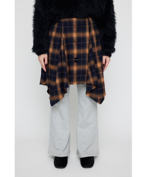 LAGUA GEM スカート ASYMMETRY チェックスカート : ZOZOTOWN