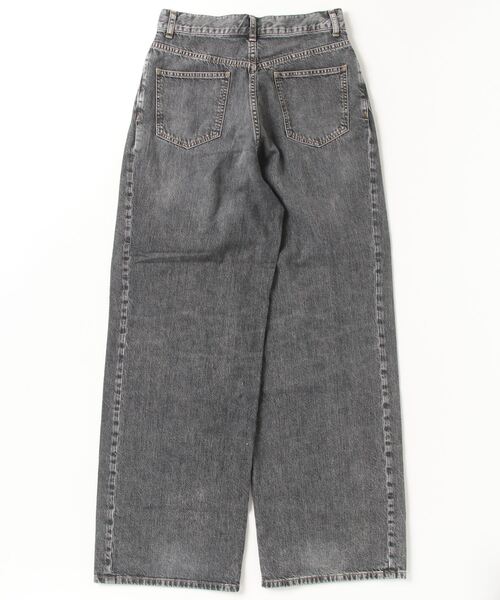 JOHN LAWRENCE SULLIVAN ジーンズ WASHED DENIM WIDE PANTS