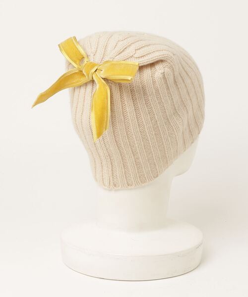 「Athena New York」 ニットキャップ - ベージュ レディース_画像2