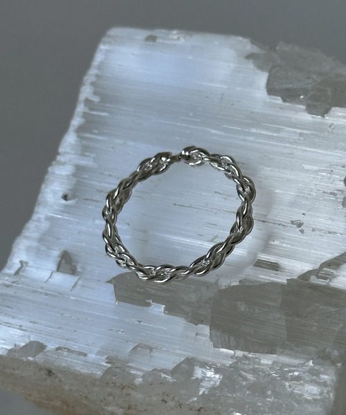 whoseA（フーシー） 指輪 リング 「silver925」TwistchainRING