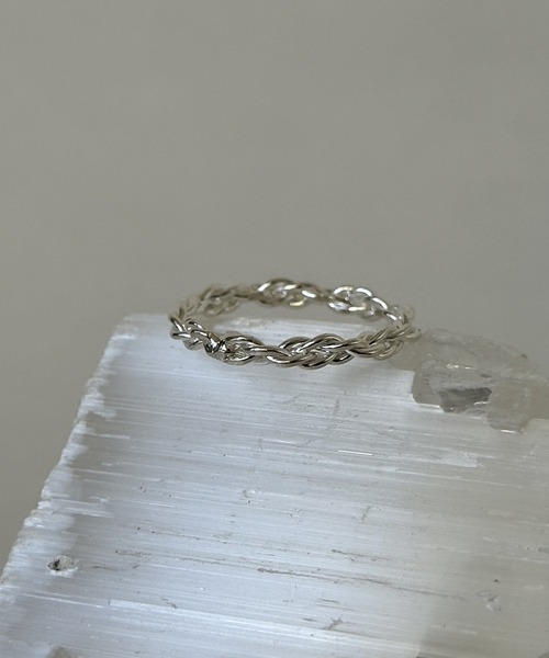 whoseA（フーシー） 指輪 リング 「silver925」TwistchainRING