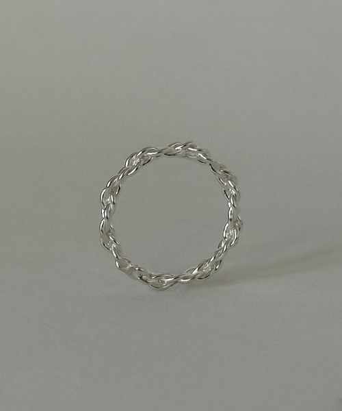 whoseA（フーシー） 指輪 リング 「silver925」TwistchainRING