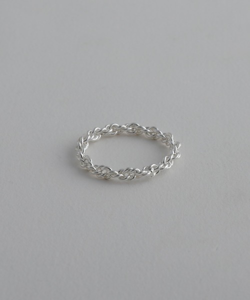 whoseA（フーシー） 指輪 リング 「silver925」TwistchainRING