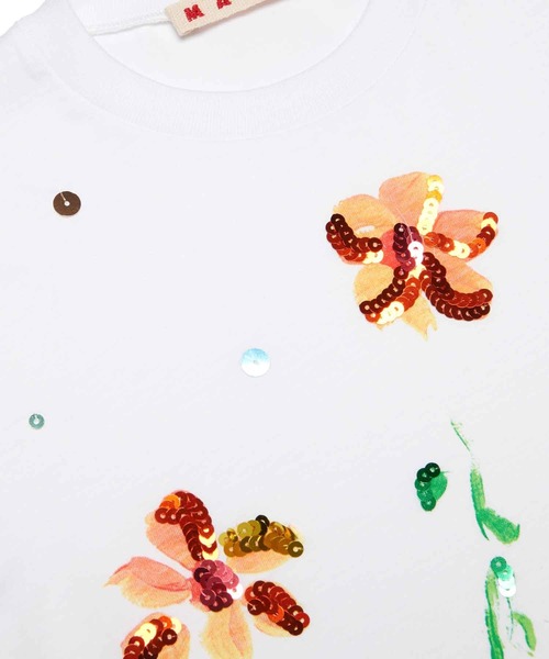 MARNI（マルニ） tシャツ 入学式 Kids ＆ Junior フラワー半袖Tシャツ