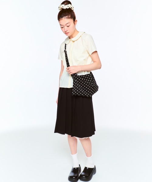 ショルダーバッグ・ポシェット DOT PATTERN BAG DOT FEKETE ショルダーバッグ バッグ POLKA DOT 2WAY SHOULDER BAG