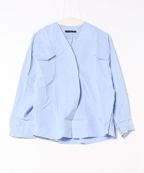 マリメッコ kaivo ノーカラーブラウス オーバーサイズ シャツ プル