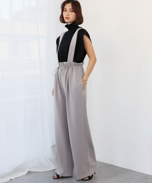 サロペット・オーバーオール・オールインワン MEDI SUSPENDER PANTS ELFRANK サロペット オーバーオール 「2025SS」サスペンダー付き