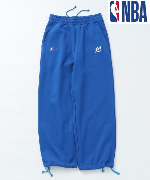 【廃盤品】NBA/エヌビーエ　チームロゴ刺繍　スウェットパンツ グレー 廃盤品】NBA/エヌビーエ チームロゴ刺繍 スウェットパンツ