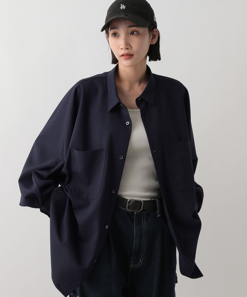 LOWRYS FARM（ローリーズファーム） シャツ ドライタッチレギュラー
